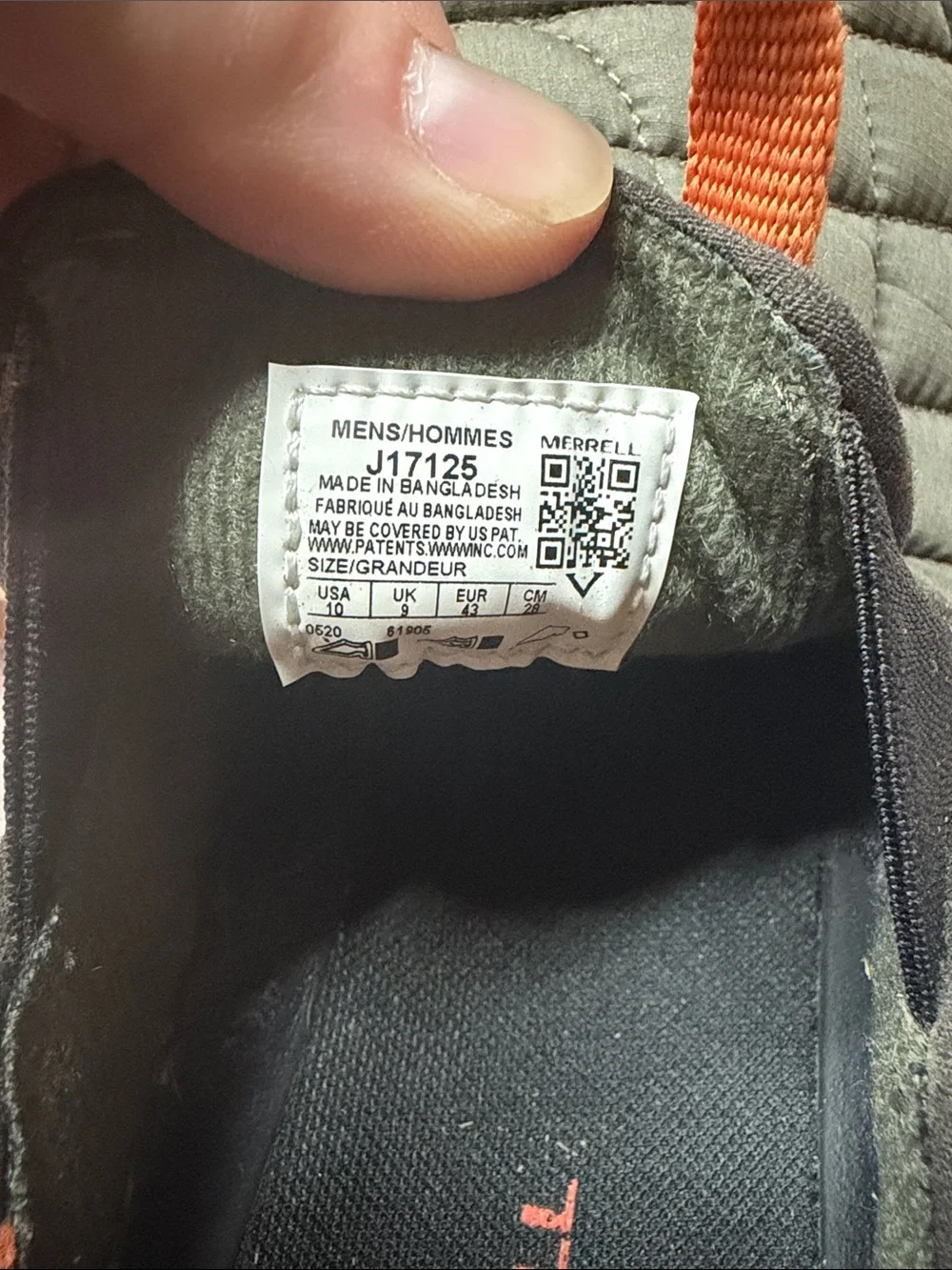 Merrell Olive Quilted Slip-On slippers